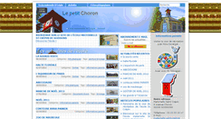 Desktop Screenshot of lepetitchoron.envole.net