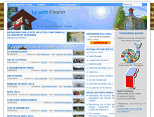 Tablet Screenshot of lepetitchoron.envole.net